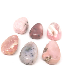 Opale rose des Andes - Pendentif Pierre perçée