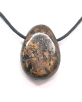 Bronzite - Pendentif Pierre percée 