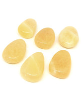 Calcite jaune  - Pendentif Pierre Percée