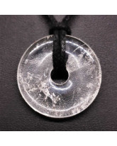 Pendentif Donut de Cristal de roche