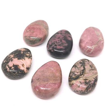 Rhodonite - Pendentif pierre percée