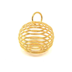 Pendentif porte-pierre (cage)