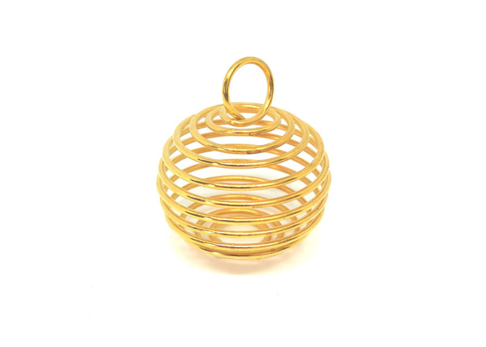 Pendentif porte-pierre (cage)