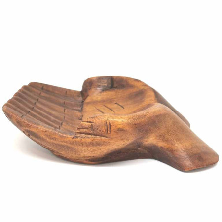 Mains en bois exotique - Réceptacle décoratif