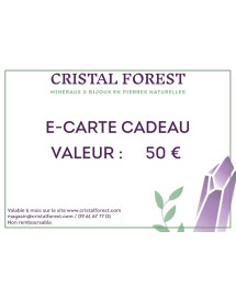 Chèque cadeaux 30€ - Cristal Forest