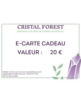 Chèque cadeau 20€ - Cristal Forest