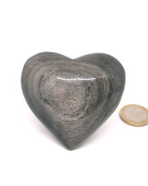 Obsidienne Argentée - Coeur