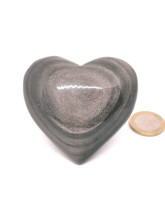 Obsidienne Argentée - Coeur