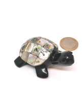 Obsidienne Oeil céleste & Nacre - Tortue