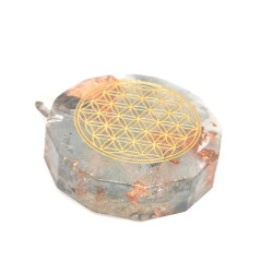 Orgonite & Fleur de Vie - Pendentif Bélière