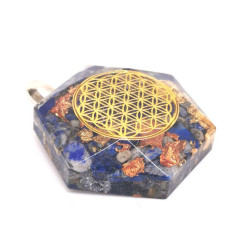 Orgonite & Fleur de Vie - Pendentif Bélière
