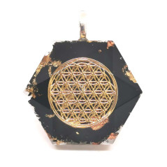 Orgonite & Fleur de Vie - Pendentif Bélière