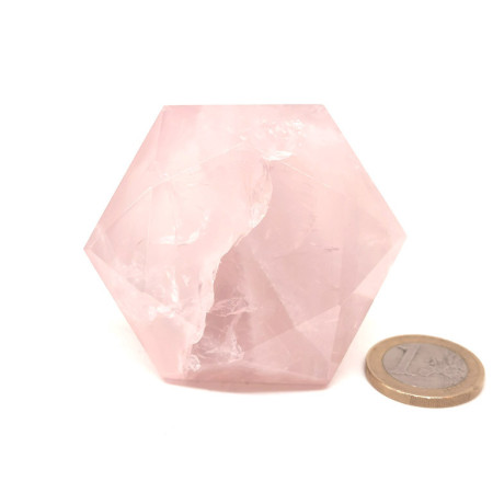 Sceau de Salomon Quartz rose - 5,6 cm