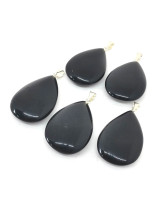 Obsidienne Noire - Pendentif Goutte