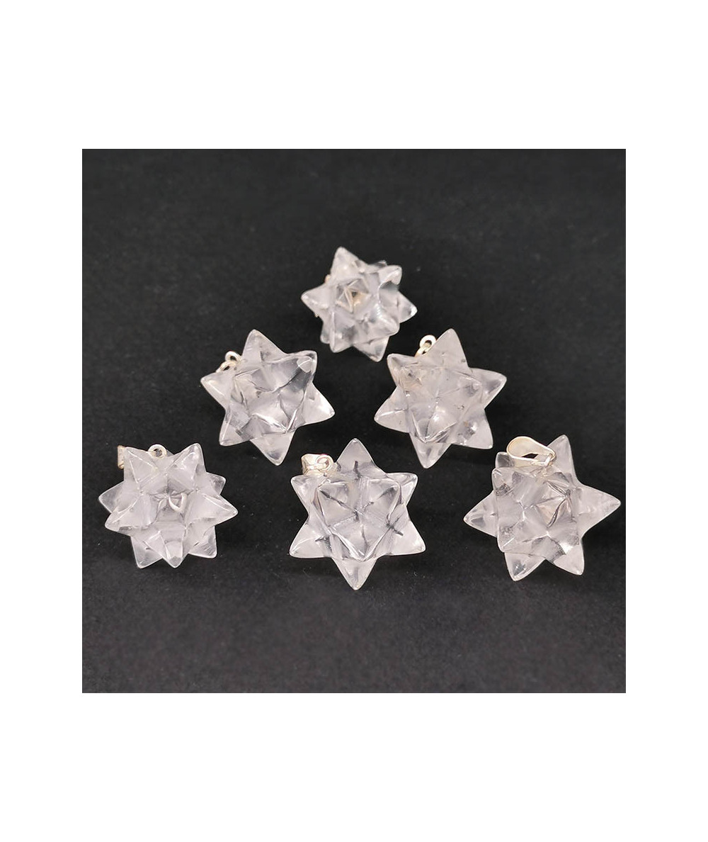 Cristal de Roche Pendentif Etoile de Sirius