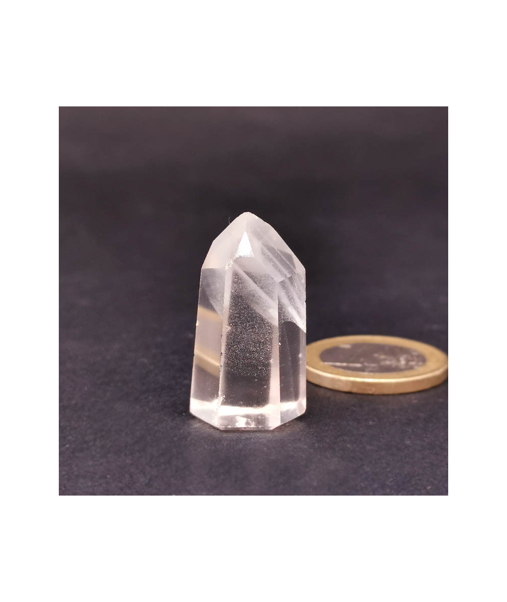 Cristal de roche -Fantôme - Pointe Polie 
