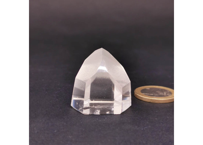 Cristal de roche -Fantôme - Pointe Polie 