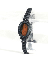 Oeil de Tigre - Bracelet Macramé