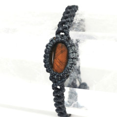 Oeil de Tigre - Bracelet Macramé
