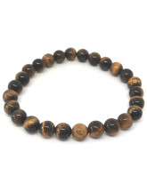Oeil de tigre - Bracelets boules - Grande Taille