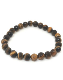 Oeil de tigre - Bracelets boules - Grande Taille