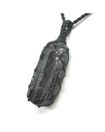 Tourmaline - Collier Macramé Cabochon