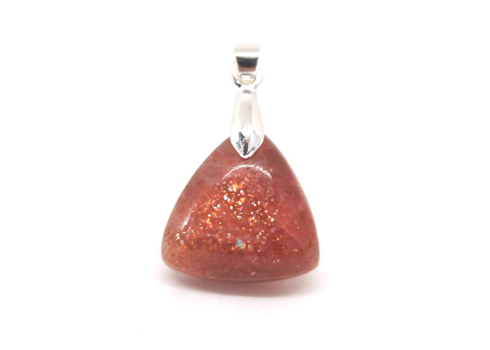 Pierre de Soleil - Pendentif Bélière Métal 