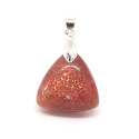 Pierre de Soleil - Pendentif Bélière Métal 
