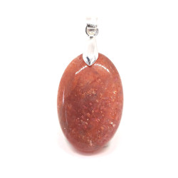 Pierre de Soleil - Pendentif Bélière Métal 