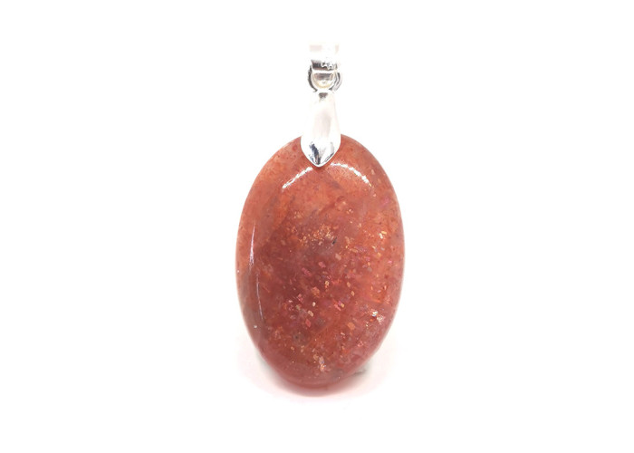 Pierre de Soleil - Pendentif Bélière Métal 