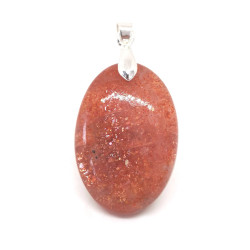 Pierre de Soleil - Pendentif Bélière Métal 