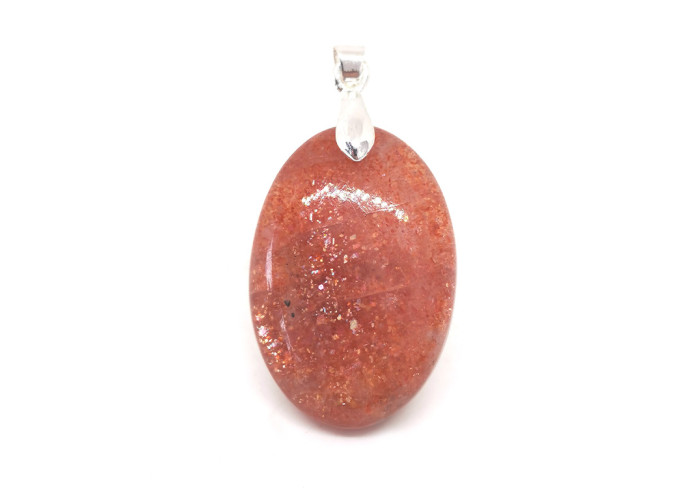 Pierre de Soleil - Pendentif Bélière Métal 