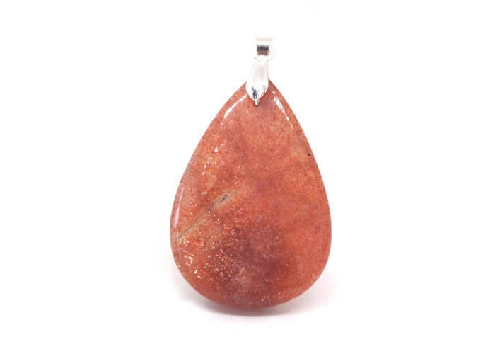 Pierre de Soleil - Pendentif Bélière Métal 