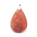 Pierre de Soleil - Pendentif Bélière Métal 