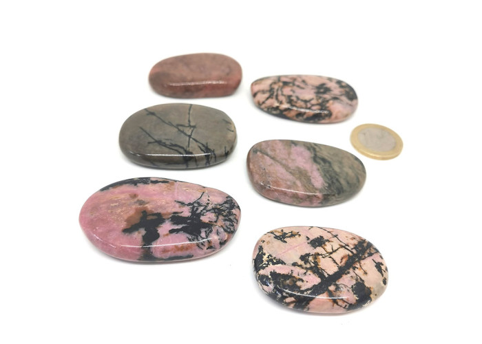 Rhodonite - Pierres Plates