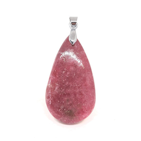 Rhodonite - Pendentif Cabochon & Bélière