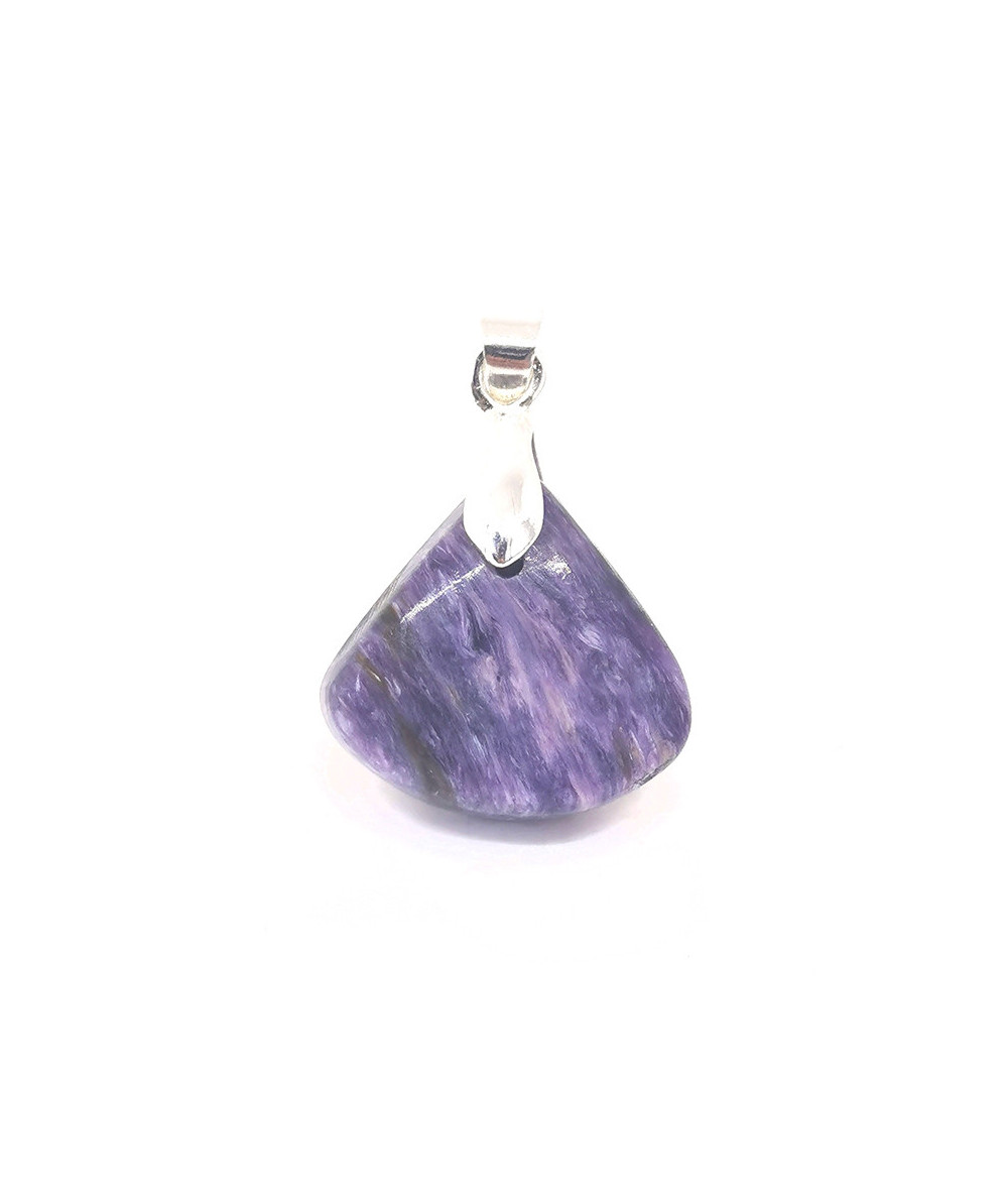 Charoïte - Pendentif Cabochon & Bélière