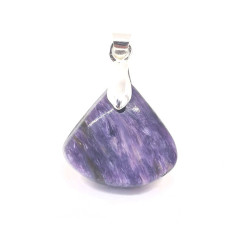 Charoïte - Pendentif Cabochon & Bélière