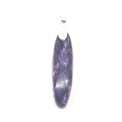 Charoïte - Pendentif Cabochon & Bélière