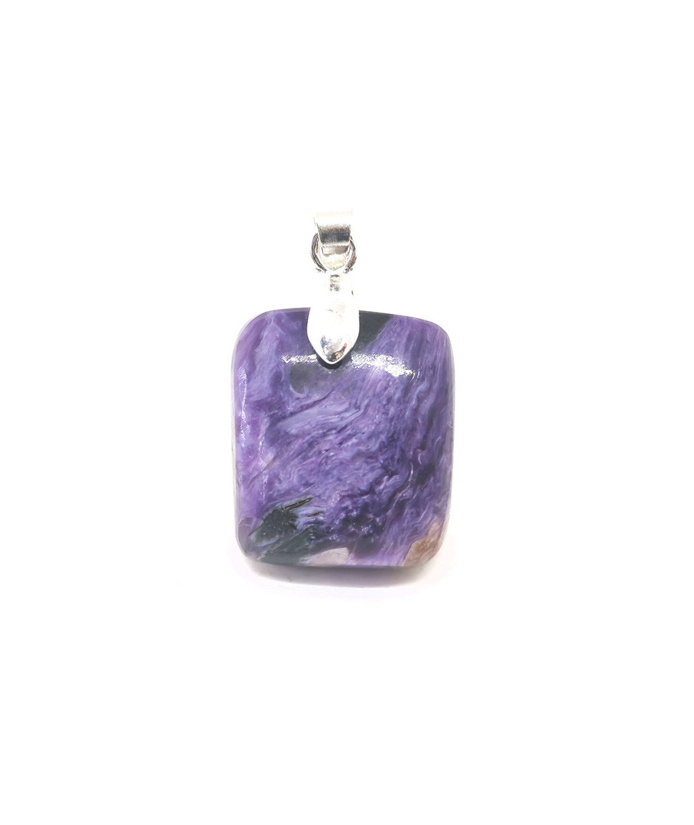 Charoïte - Pendentif Cabochon & Bélière