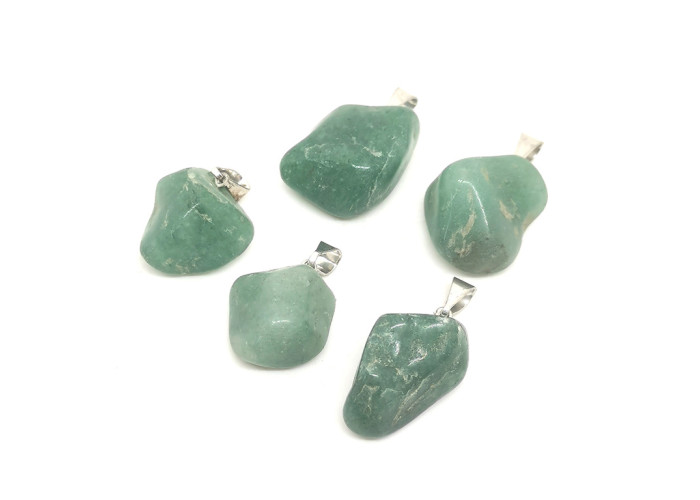 Aventurine Verte - Pendentif Pierre roulée