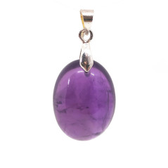 Améthyste - Pendentif Bélière - Cabochon
