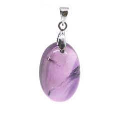 Améthyste - Pendentif Bélière - Cabochon