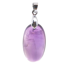Améthyste - Pendentif Bélière - Cabochon