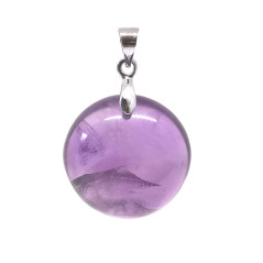 Améthyste - Pendentif Bélière - Cabochon