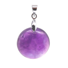 Améthyste - Pendentif Bélière - Cabochon