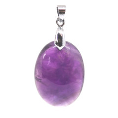 Améthyste - Pendentif Bélière - Cabochon