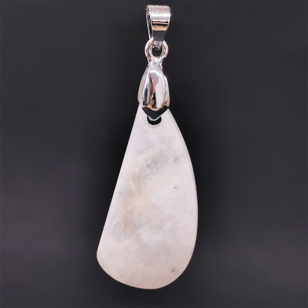 Labradorite Blanche - Pendentif Bélière
