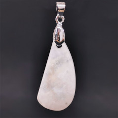 Labradorite Blanche - Pendentif Bélière