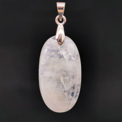 Labradorite Blanche - Pendentif Bélière - Cabochon